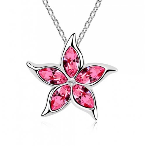 Colier Swarovski SummerPink