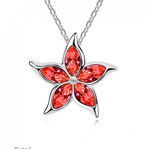 Colier Swarovski SummerRed