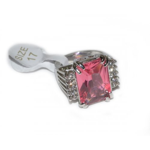 Inel Fashion Pink Zircon