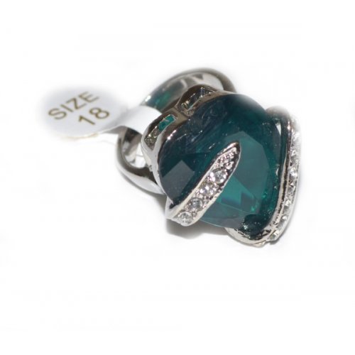 Inel Fashion Zircon Verde