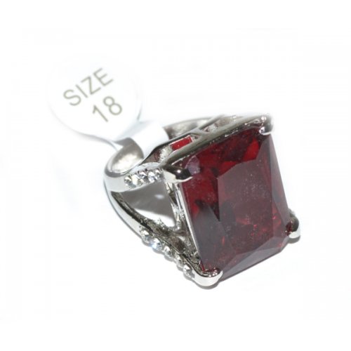 Inel Fashion Zircon Bordeaux