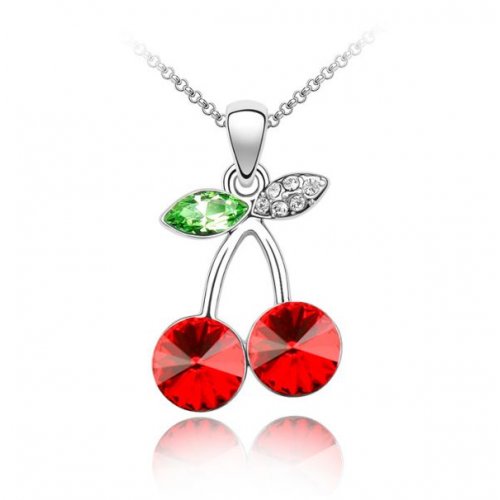 Colier Swarovski Cherry