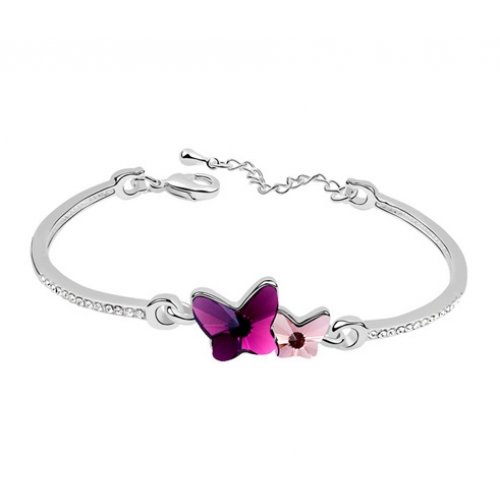 Bratara Swarovski Butterfly2