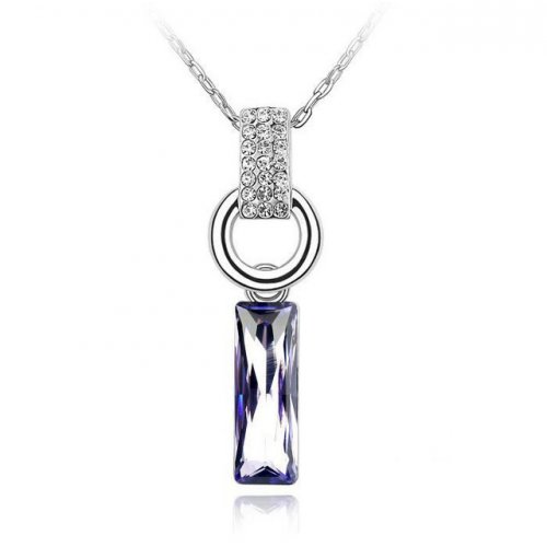 Colier Elemente Swarovski Amethist 