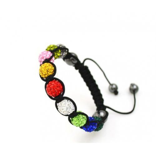 Bratara Swarovski Shamballa Multicolor