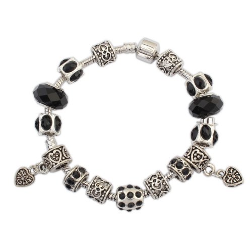 Bratara Pandora Style Charm Black Tibet